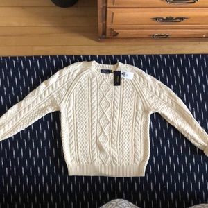 Men’s Soft cotton Fisherman’s Sweater! New with Tags!